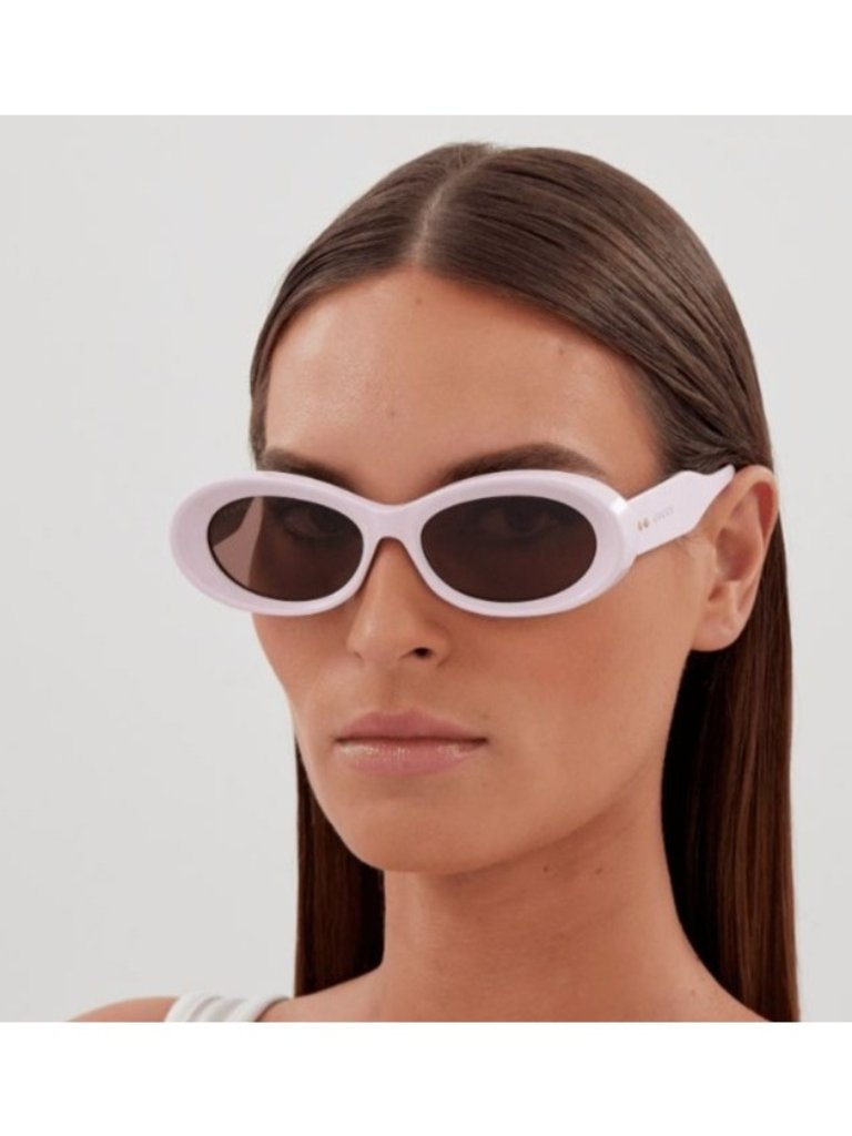 New Gg1527s 003 Gucci Sunglasses, Pink Oval Women Eyewear